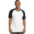 thumbnail image 1 of TheLovely Men & Women Unisex Short Sleeve Baseball Raglan Tee Shirt Top, 1 of 4