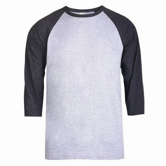 TheLovely Men's 3/4 Sleeve Crew Neck Raglan Jersey Baseball Tee Shirts (Single and Multi Packs Available)