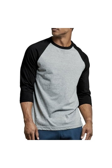 T-shirt Baseball Manches 3/4 Canvas - Taille XS à 2XL, 52% Coton 48% Poly, Neuf