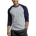 thumbnail image 1 of TheLovely Men's 3/4 Sleeve Crew Neck Raglan Jersey Baseball Tee Shirts (Single and Multi Packs Available), 1 of 4