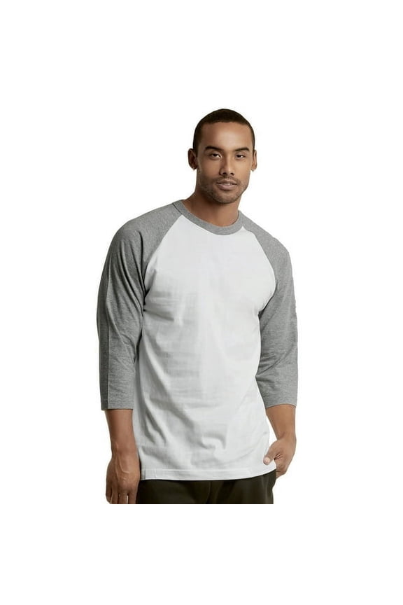 Men's 3/4 Sleeve Crew Neck Raglan Jersey Baseball Tee Shirts (Single and Multi Packs Available)