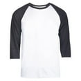 thumbnail image 1 of TheLovely Men's 3/4 Sleeve Crew Neck Raglan Jersey Baseball Tee Shirts (Single and Multi Packs Available), 1 of 2