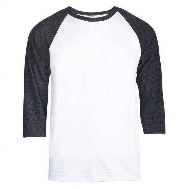 TheLovely Men's 3/4 Sleeve Crew Neck Raglan Jersey Baseball Tee Shirts (Single and Multi Packs Available)