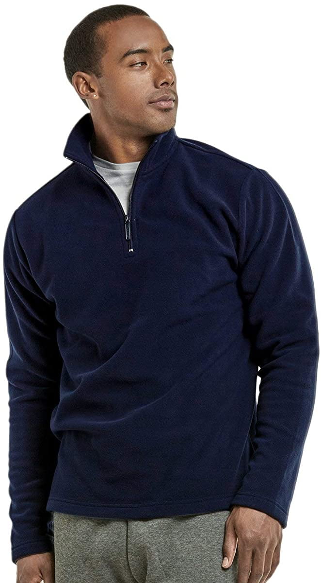 TheLovely Men's Fleece Quarter Zip Pullover Lightweight Sweater Jacket
