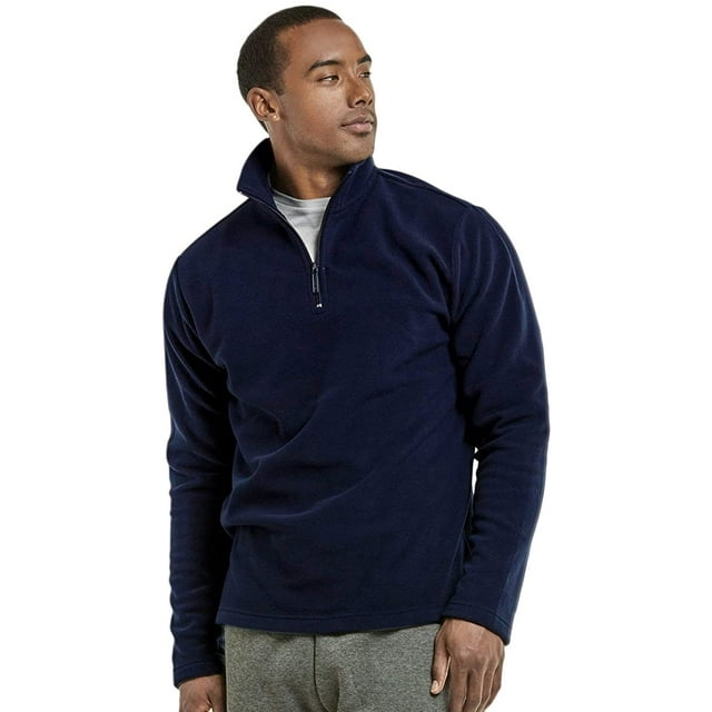 TheLovely Men's Fleece Quarter Zip Pullover Lightweight Sweater Jacket