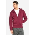 thumbnail image 1 of TheLovely Men's Full Zip Up Heavyweight Cotton Blend Fleece Hoodie Sweatshirt, 1 of 3