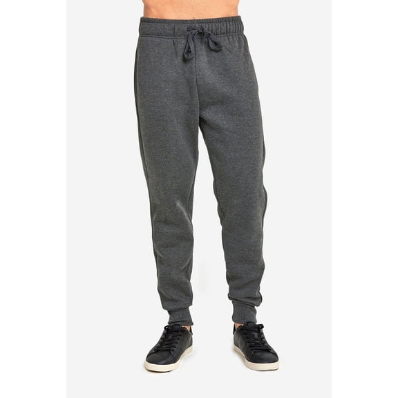 TheLovely Men's Heavyweight Cotton Blend Jogger Fleece Sweatpants
