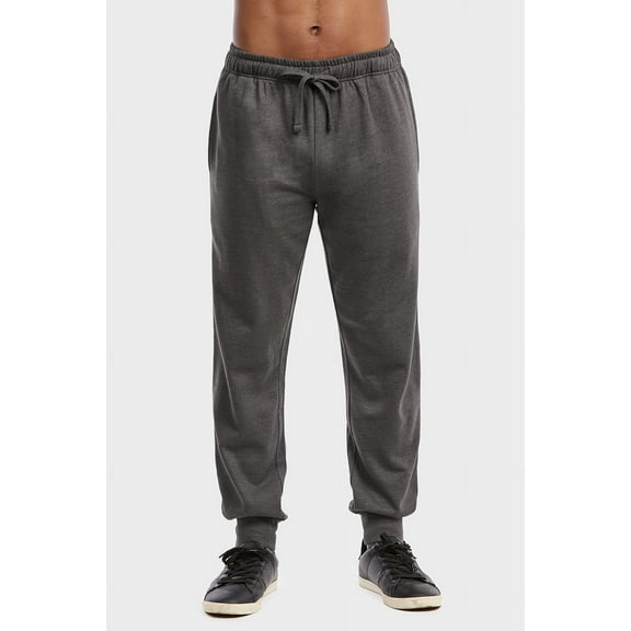 TheLovely Men's Lightweight Cotton Blend Jogger Fleece Sweatpants