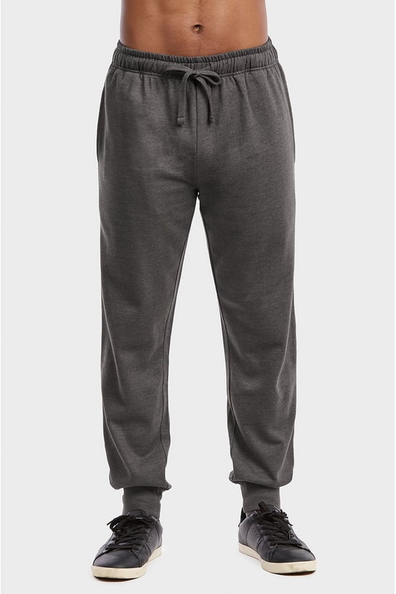 TheLovely Men's Lightweight Cotton Blend Jogger Fleece Sweatpants
