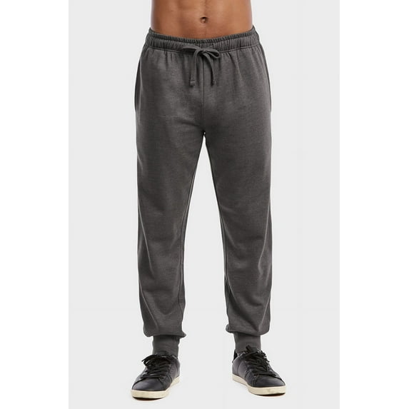 TheLovely Men's Lightweight Cotton Blend Jogger Fleece Sweatpants