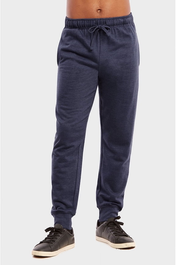 TheLovely Men's Lightweight Cotton Blend Jogger Fleece Sweatpants