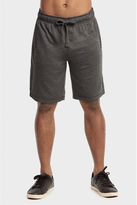 TheLovely Men's Lightweight Terry Sweat Pull-On Athletic Lounge Shorts with Pockets