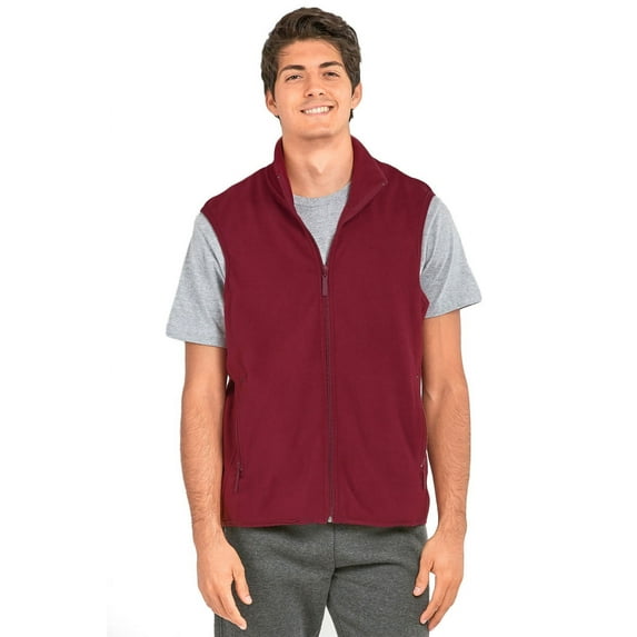 TheLovely Men's Outdoor Sleeveless Polar Soft Fleece Full-Zip Up Vest