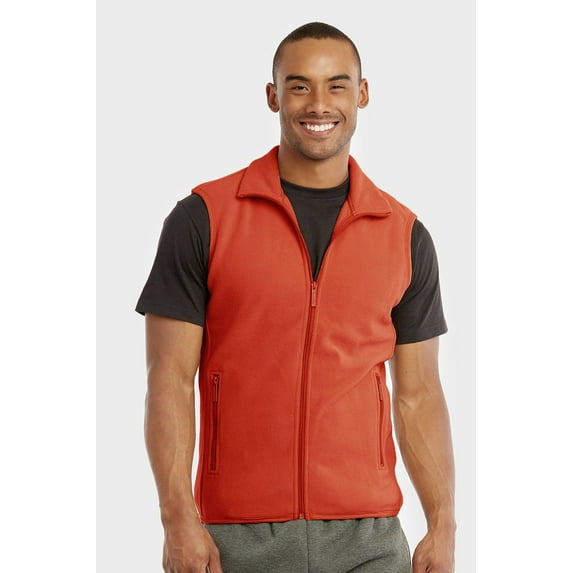 TheLovely Men's Outdoor Sleeveless Polar Soft Fleece Full-Zip Up Vest