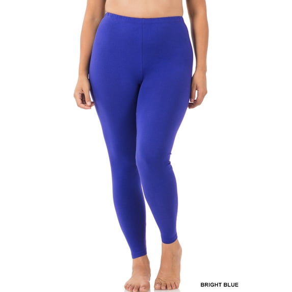 TheLovely Plus Size Premium Cotton High Waist Full Length Leggings