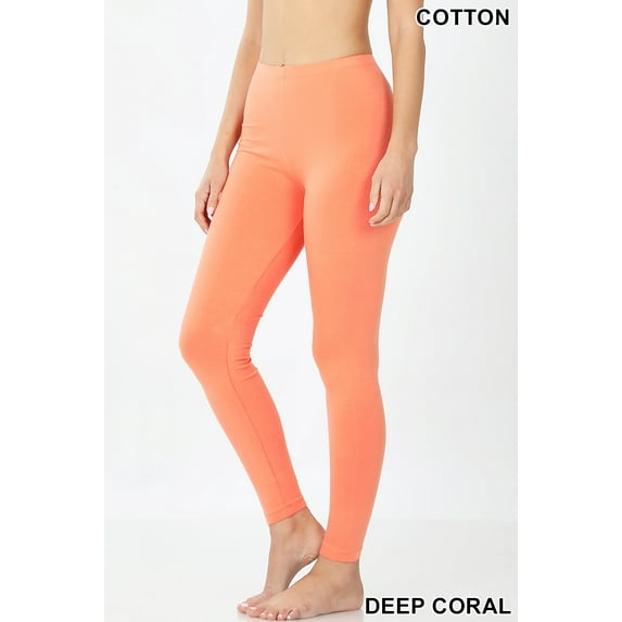 TheLovely Plus Size Premium Cotton High Waist Full Length Leggings