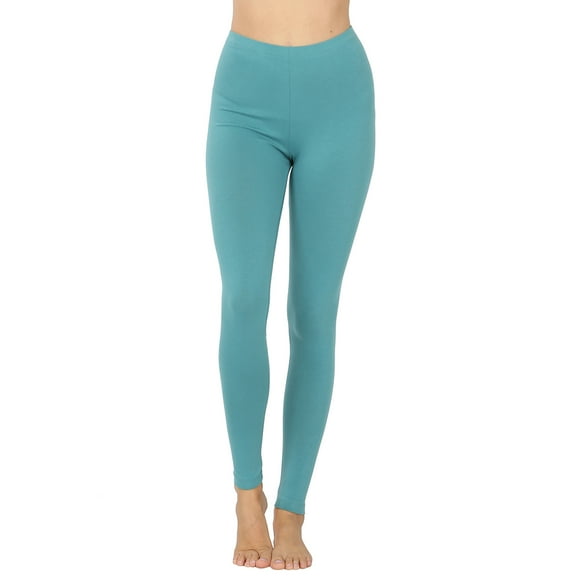 TheLovely Plus Size Premium Cotton High Waist Full Length Leggings