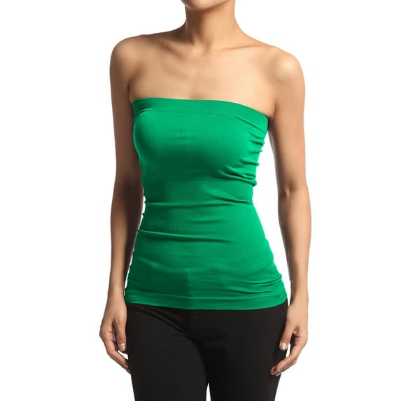 TheLovely Seamless Strapless Bandeau Tube Top Shaping Ribbed Waist Tank