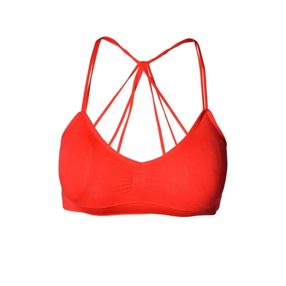 TheLovely Strappy Cutout Padded Bustier Bralette Sports Bra