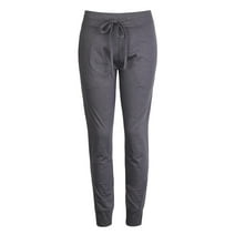 TheLovely Women Drawstring Banded Waist Cotton Lightweight Jogger Jersey Sweatpants with Pockets