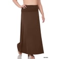 thumbnail image 1 of TheLovely Women & Plus Basic Relaxed Foldable High Waist Draped Maxi Skirts, 1 of 2