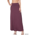 thumbnail image 1 of TheLovely Women & Plus Basic Relaxed Foldable High Waist Draped Maxi Skirts, 1 of 3