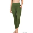 thumbnail image 1 of TheLovely Women & Plus Soft Wide Waistband Active Fitness Leggings(S-3X) with Pockets, 1 of 4