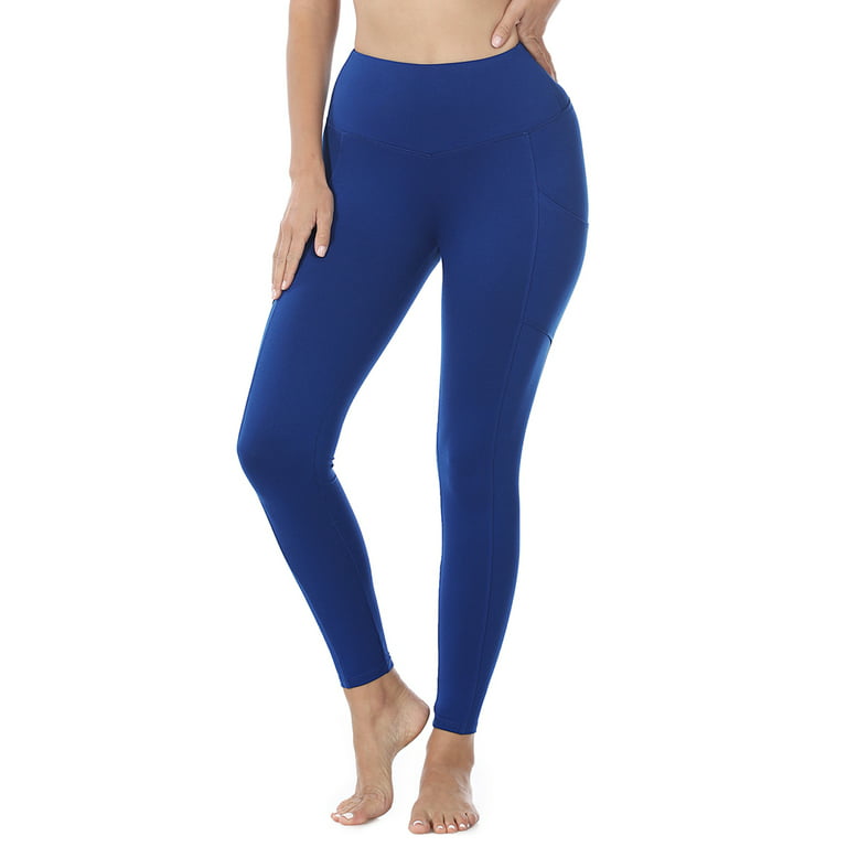 TheLovely Women & Plus Soft Wide Waistband Active Fitness Leggings(S-3X)  with Pockets