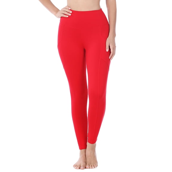 TheLovely Women & Plus Soft Wide Waistband Active Fitness Leggings(S-3X) with Pockets