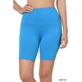 thumbnail image 1 of TheLovely Women & Plus Workout Yoga Running Compression Exercise Biker Shorts with Side Pockets, 1 of 4