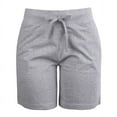 thumbnail image 1 of TheLovely Women's Fleece 7" Athletic Workout Gym Casual Sweat Jersey Shorts, 1 of 7