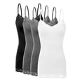 thumbnail image 1 of TheLovely Women's Junior and Plus Adjustable Spaghetti Strap Lace Tim Cami Tank Top, 1 of 4