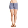 thumbnail image 1 of TheLovely Women's & Juniors Classic Casual 5 Pockets Ponte Solid Shorts, 1 of 2