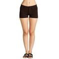 thumbnail image 1 of TheLovely Women's & Juniors Classic Casual 5 Pockets Ponte Solid Shorts, 1 of 2