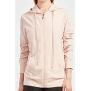 TheLovely Women's Lightweight Cotton Blend Long Sleeve Zip Up Thin Hoodie Jacket