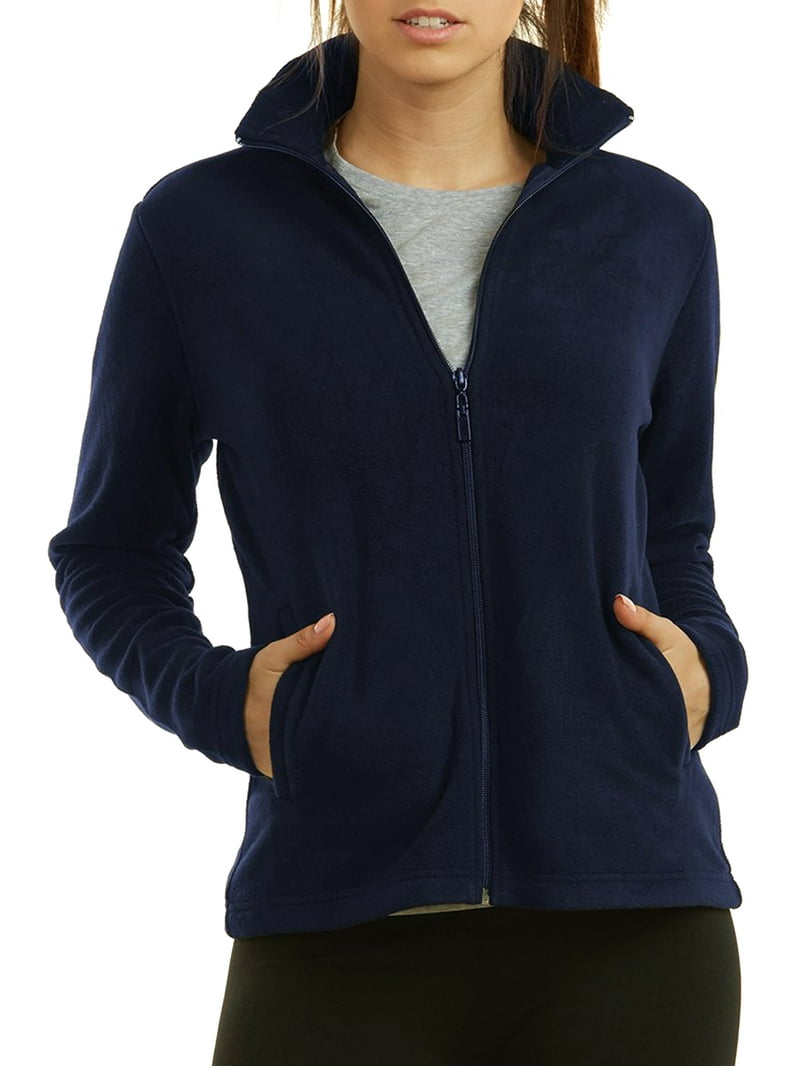 TheLovely Women's Lightweight Full Zip Up Soft Polar Fleece Jacket