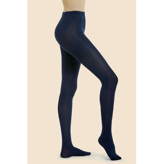 TheLovely Women's One Size Seamless Winter Fleece Lined Tights with Built-in Socks