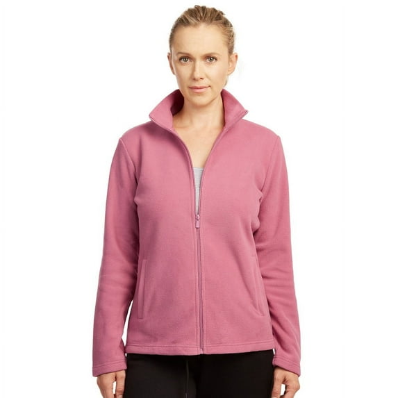 TheLovely Women's Plus Size Lightweight Full Zip Up Soft Polar Fleece Jacket Sweater