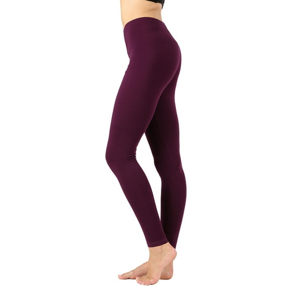 TheLovely Women's Premium Cotton High Waist Full Length Leggings