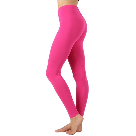 TheLovely Women's Premium Cotton High Waist Full Length Leggings