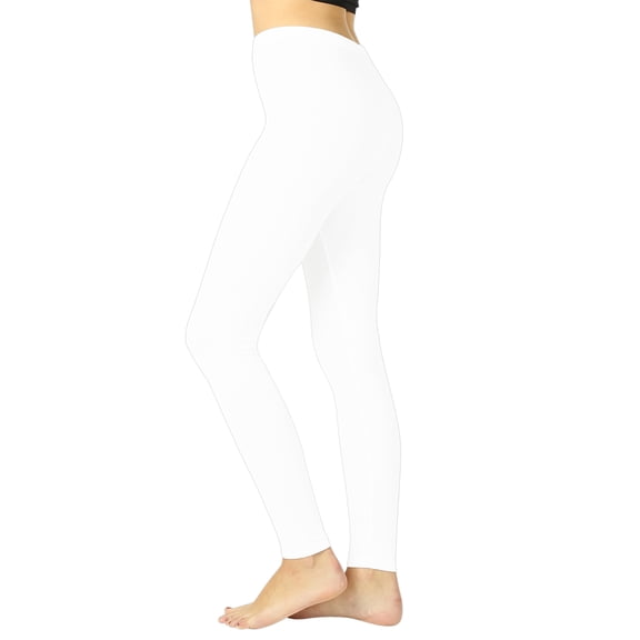TheLovely Women's Premium Cotton High Waist Full Length Leggings