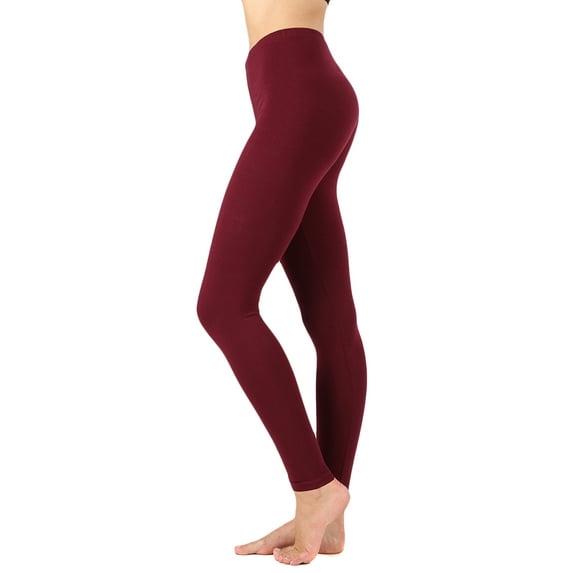 TheLovely Women's Premium Cotton High Waist Full Length Leggings