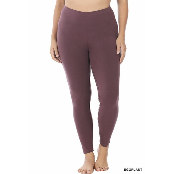 TheLovely Women's Premium Cotton High Waist Full Length Leggings