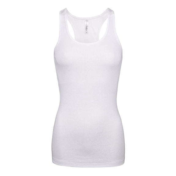 TheLovely Women's Ribbed Knit Racerback Cotton Active Tank Top