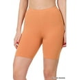 thumbnail image 1 of TheLovely Women's Soft Cotton Stretch Knee Length Leggings Fitness Sport Biker Shorts, 1 of 4