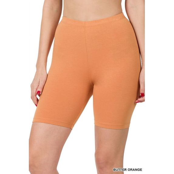 TheLovely Women's Soft Cotton Stretch Knee Length Leggings Fitness Sport Biker Shorts