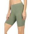 thumbnail image 1 of TheLovely Women's Soft Cotton Stretch Knee Length Leggings Fitness Sport Biker Shorts, 1 of 4