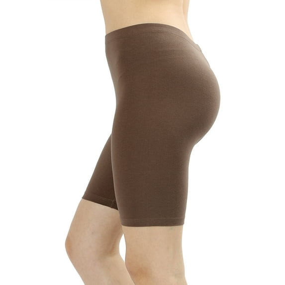 TheLovely Women's Soft Cotton Stretch Knee Length Leggings Fitness Sport Biker Shorts