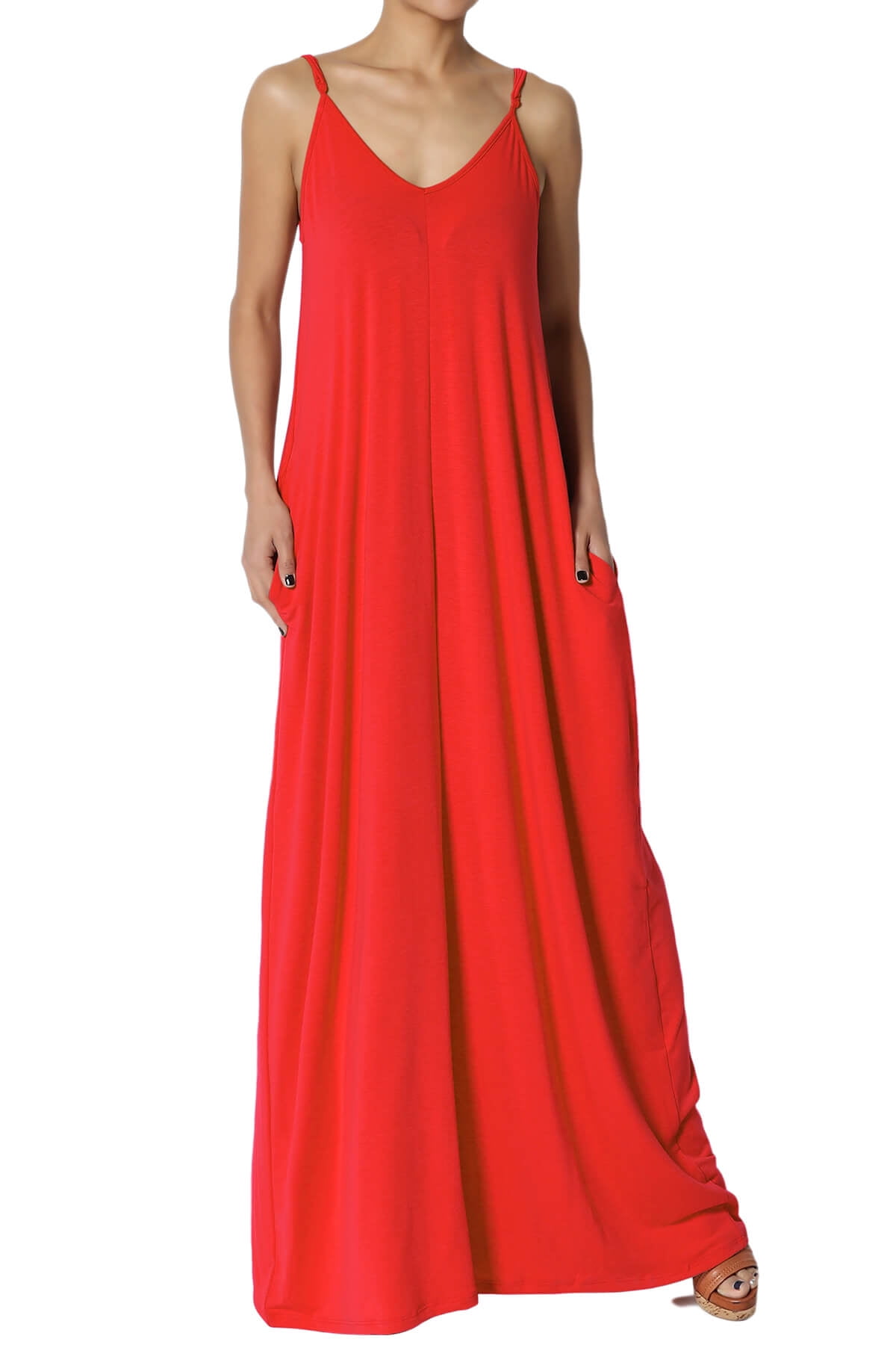 V Neck Red Gowns Nordstrom PARTY DRESS COLOR: RED SIZE: MEDIUM, BY