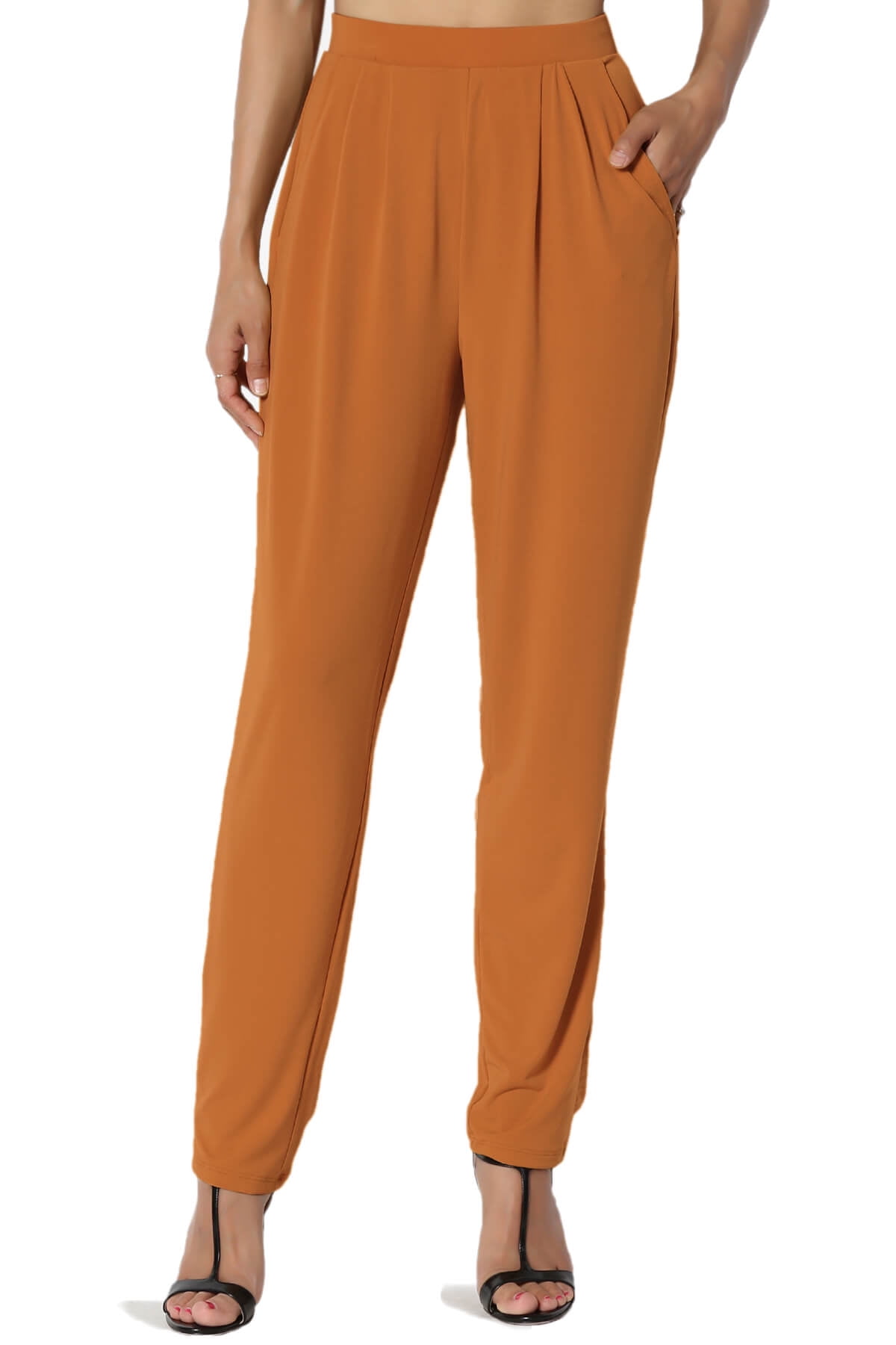 Women High Waist Linen Wide Leg Pants 3524 Women High Waist Linen Wide Leg Pants 3524